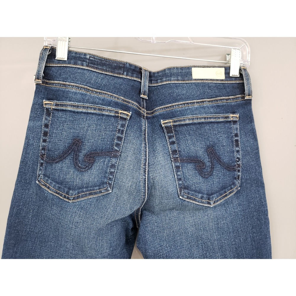 NEW AG Adriano Goldschmied The Prima‎ Roll Up Cigarette Jeans Mid Wash Size 27 - Picture 6 of 9
